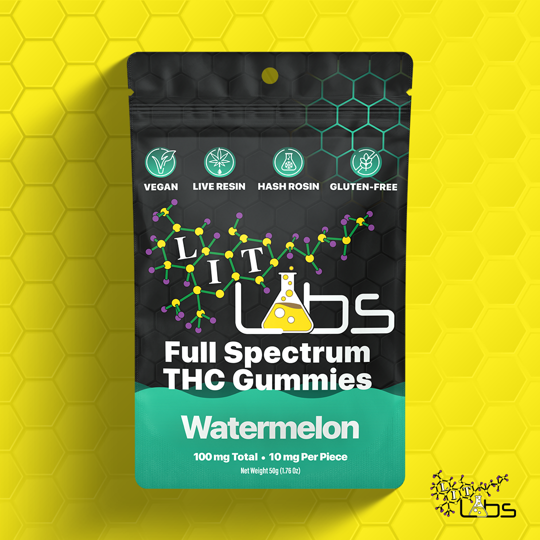 Photograph of product: Full Spec Gummy Watermelon 10pcs x 10mg Vegan