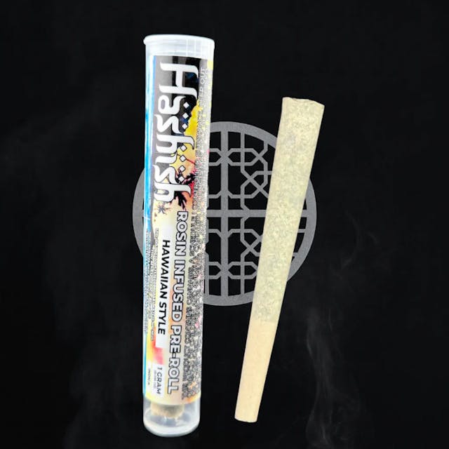 Photograph of product: Oui'd - Rosin Infused Preroll - Hawaiian Style - 