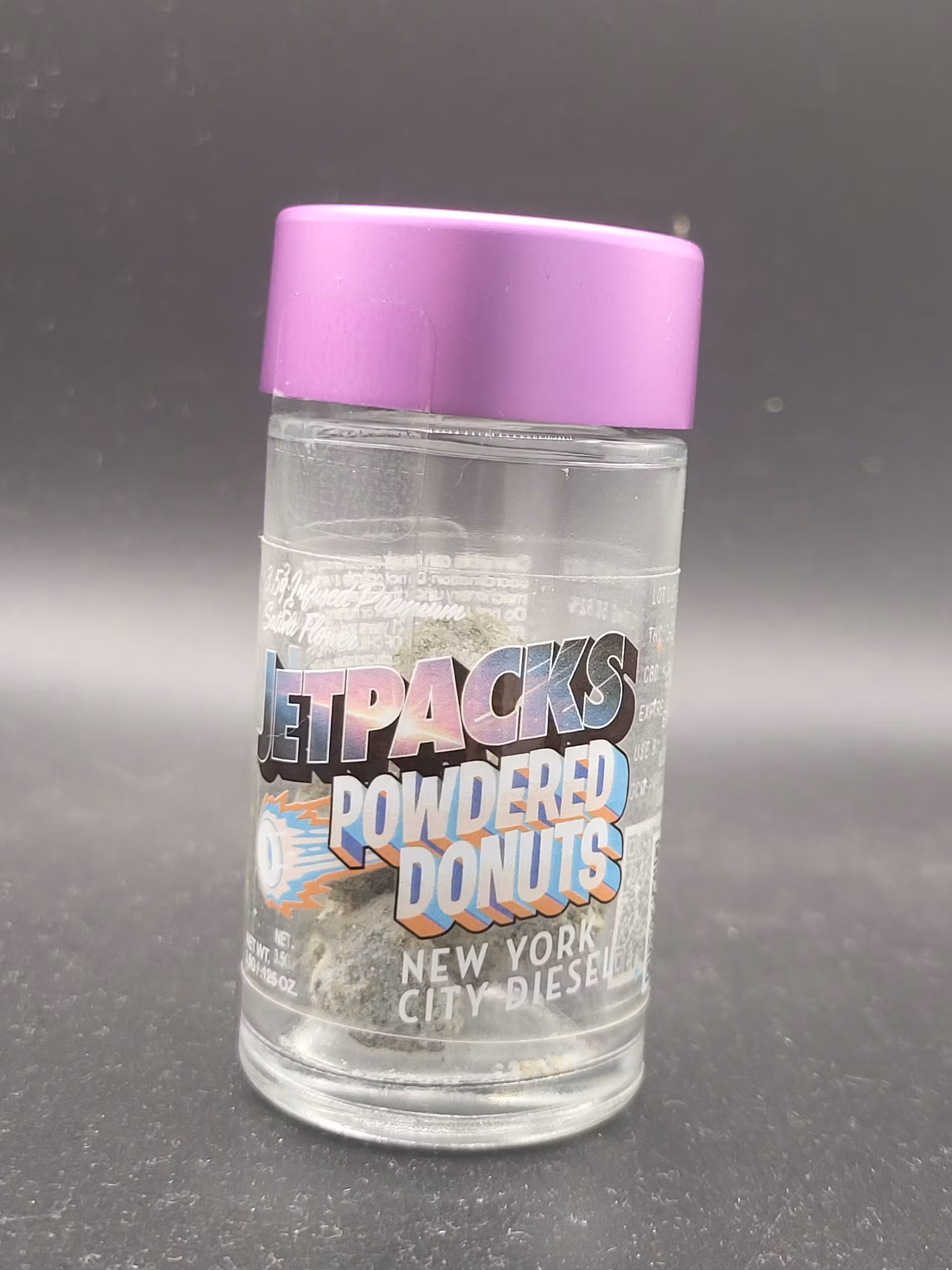Photograph of Product: Jetpacks | New York City | Powdered Donuts Flower - 3.5g