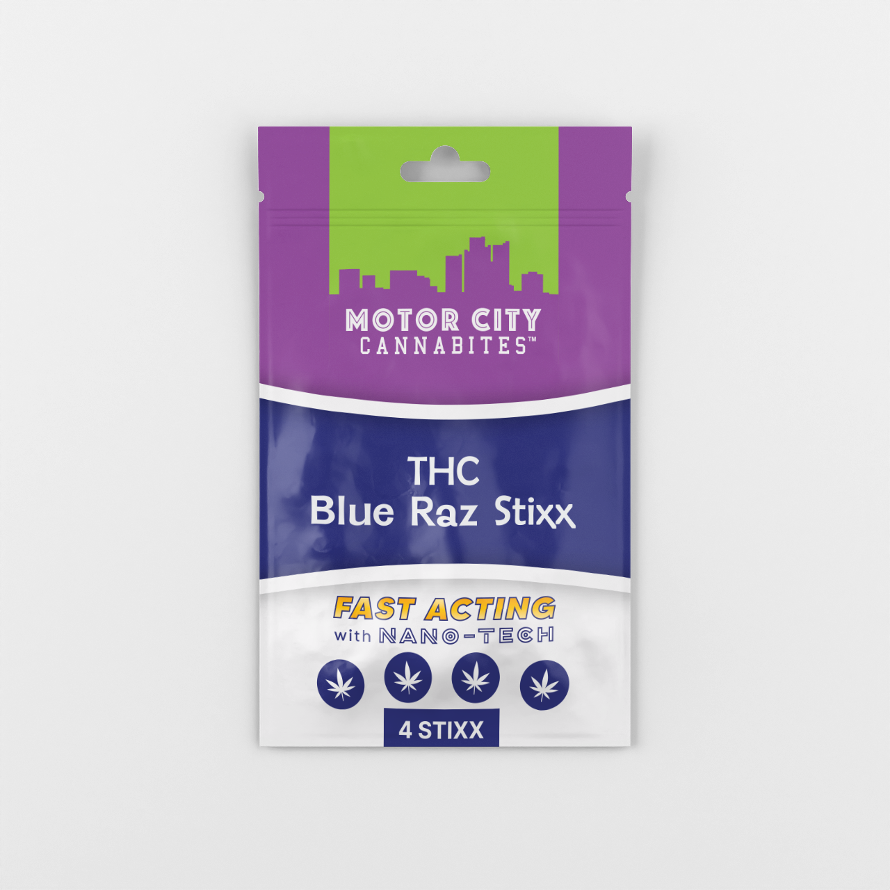 Photograph of product: Motor City 200mg Stixx | Blue Razz