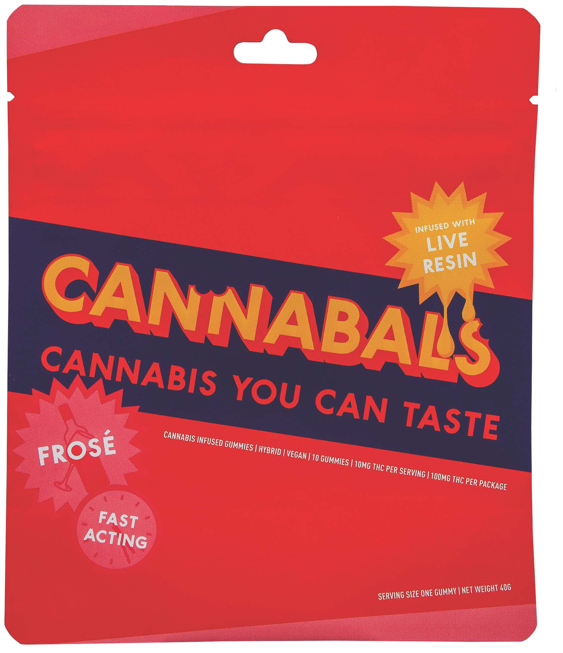 Photograph of product: Cannabals - Frose Live Resin Gummies - 10mg 10pk