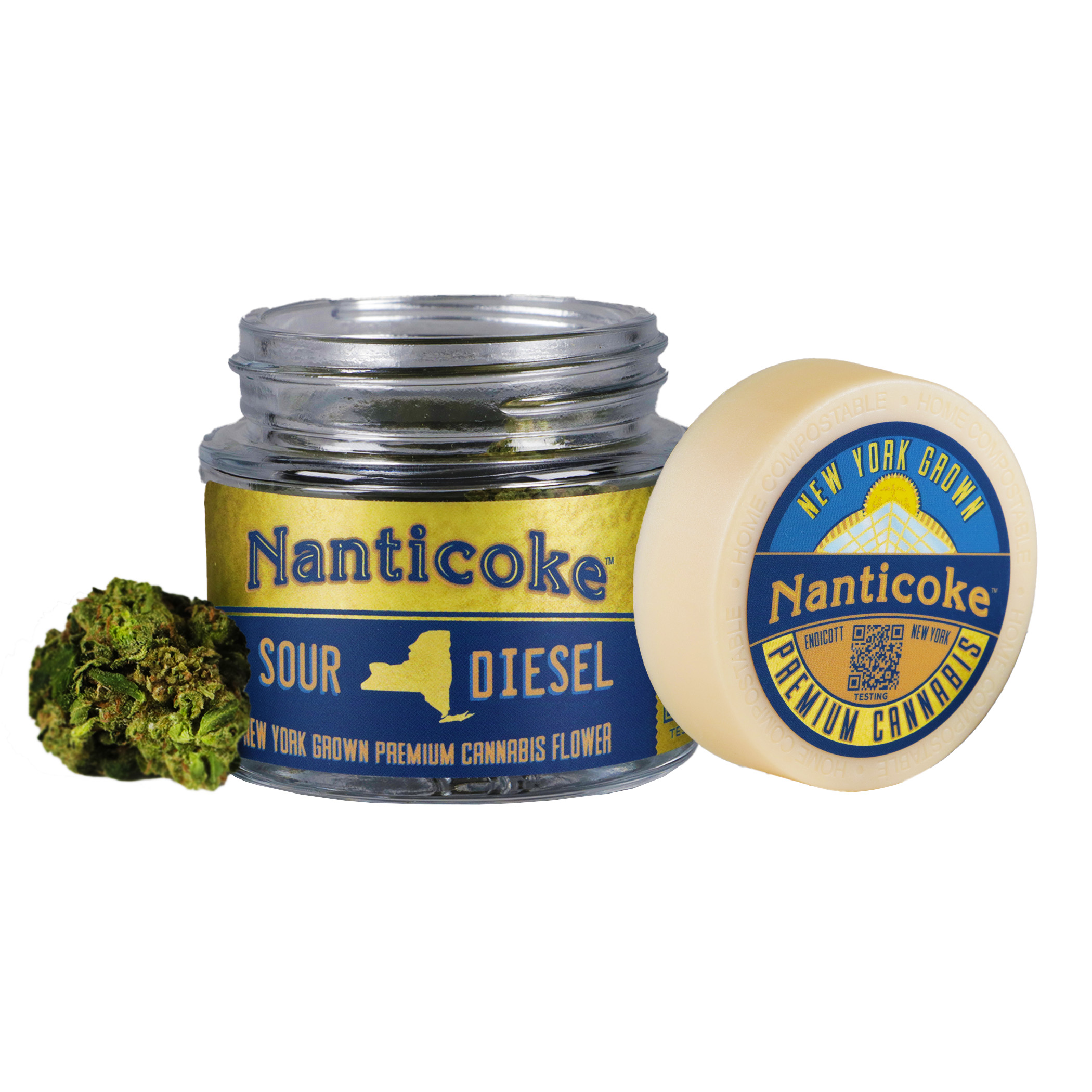 Photograph of product: Nanticoke | Flower | Sour Diesel | Oui'd - 3.5g
