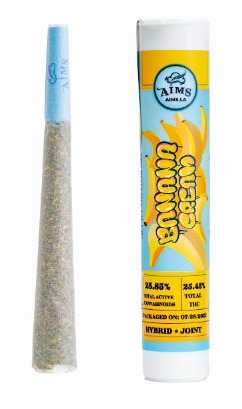 Photograph of product: AIMS - Banana Cream - Hybrid - Indoor - Joint - 1.1g