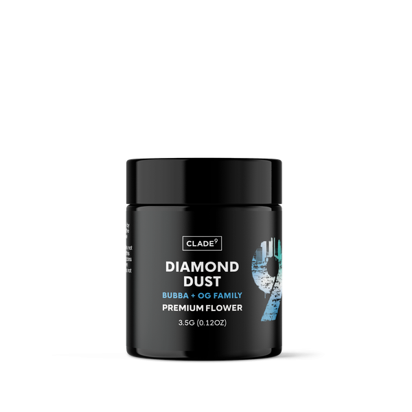 Photograph of product: Clade9 - Diamond Dust - Flower - 3.5g