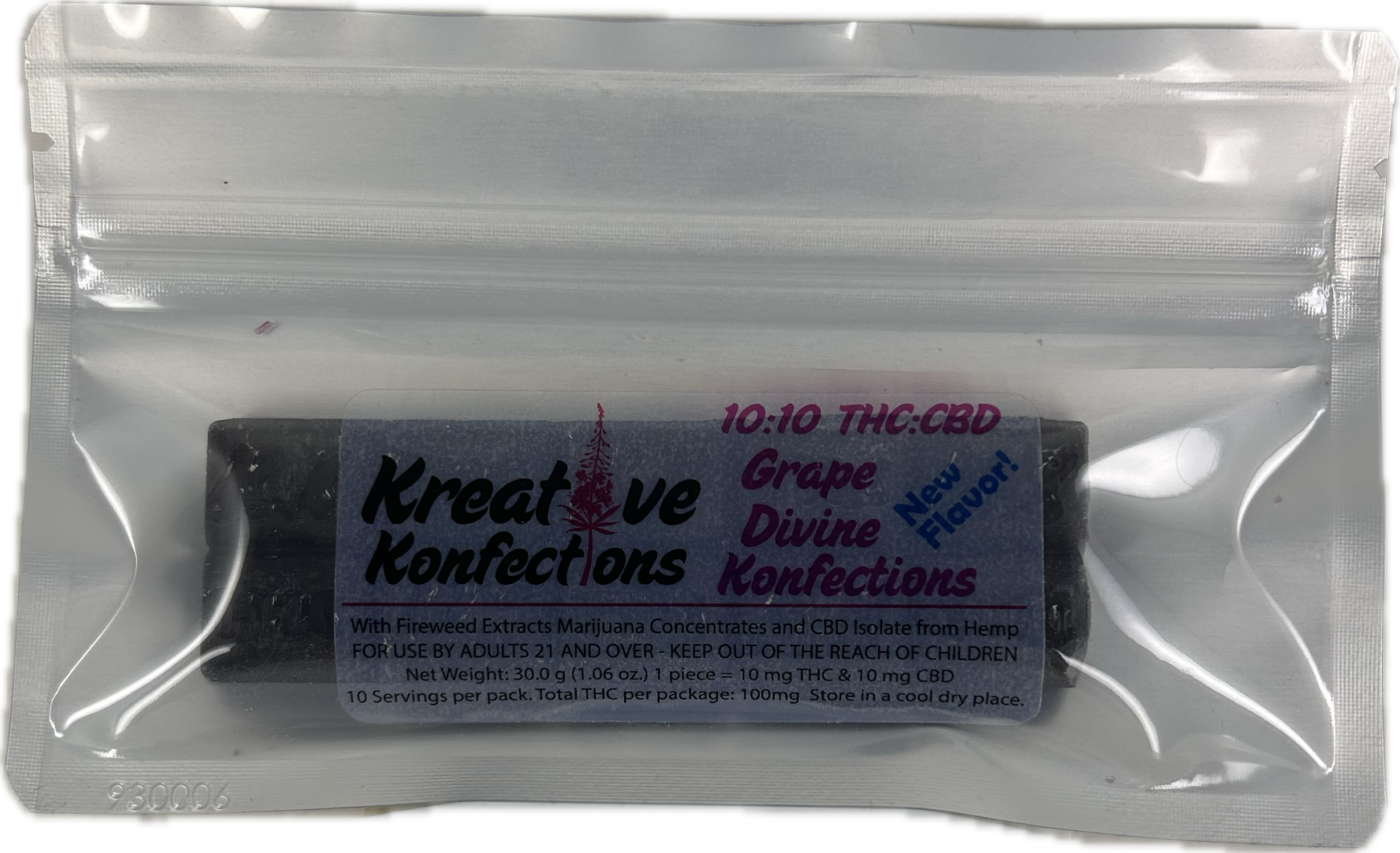 Photograph of product: 1: Grape Divine Hard Candy 10-Pack 100mg