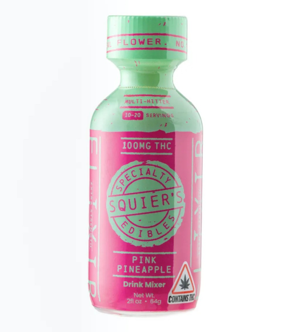 Photograph of product: SSE | Pink Pineapple au chocolat Rosin Drink Mixer | 100mg TH-oui