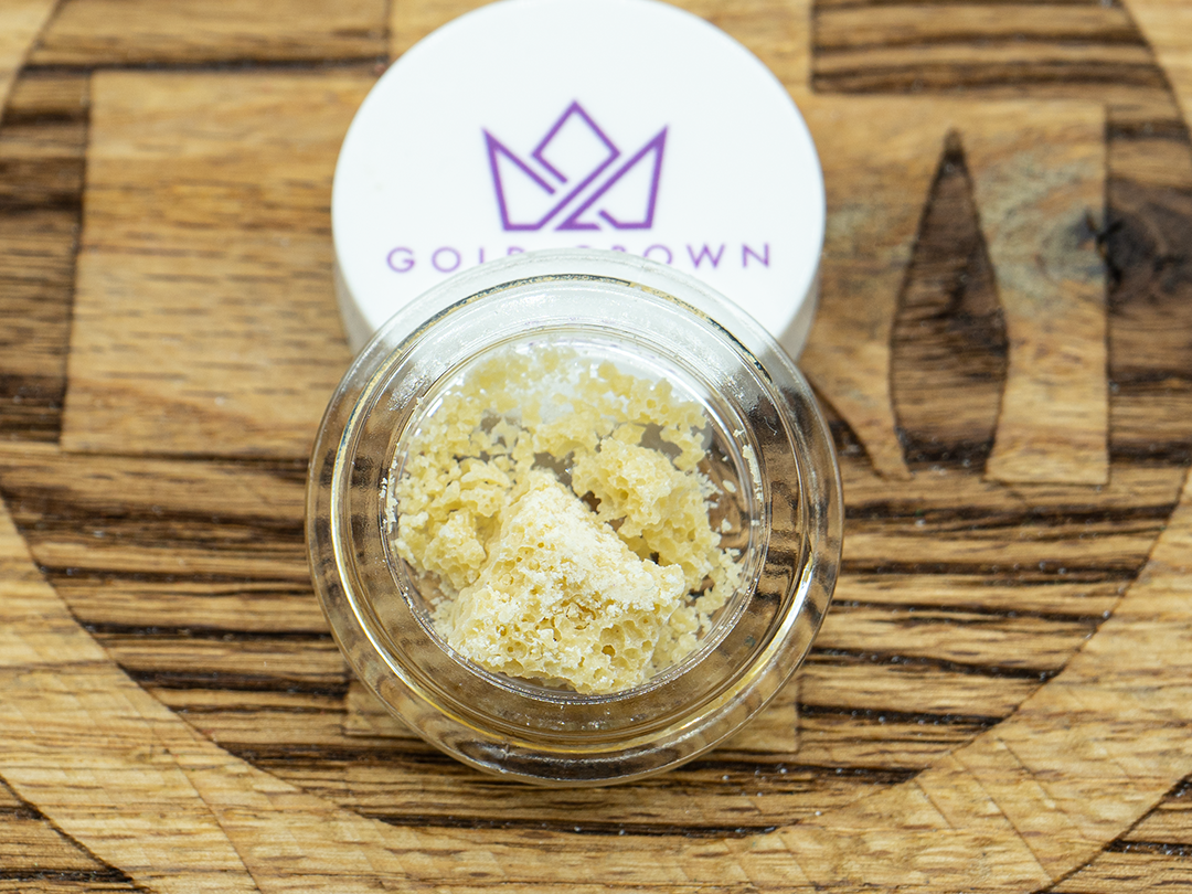 Photograph of product: Gold Crown | Pure Michigan | 1g Crumble