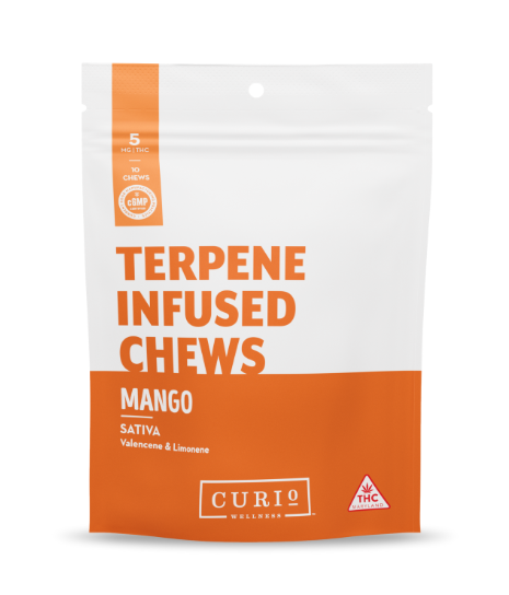 Photograph of product: Terpene Infused Mango Gummies 10pk