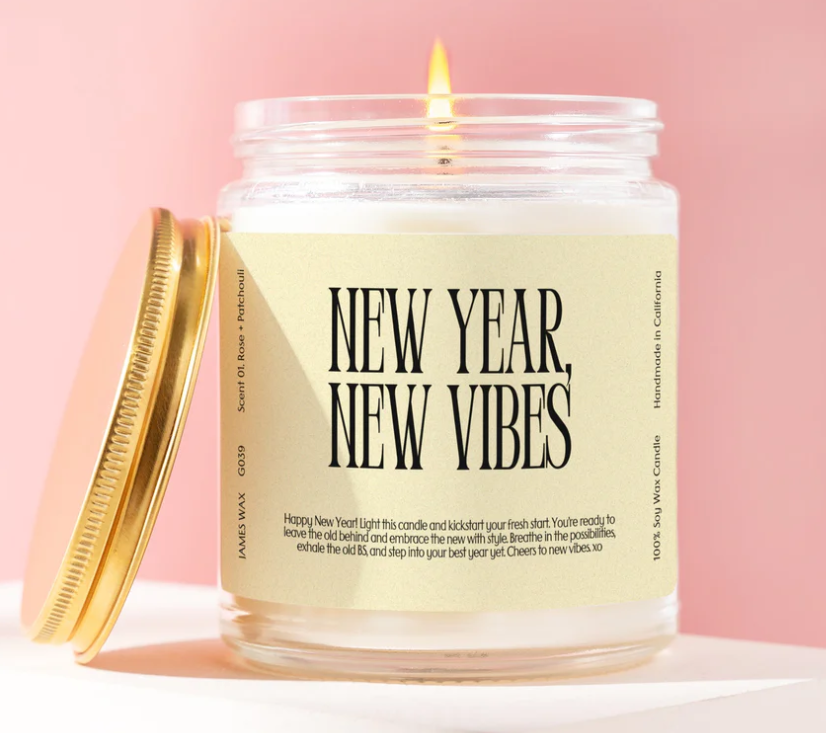 Photograph of product: James Wax - New Year New Vibes Candle