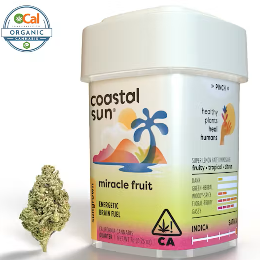 Photograph of product: Miracle Fruit (S) 7g Quarter - Coastal Sun