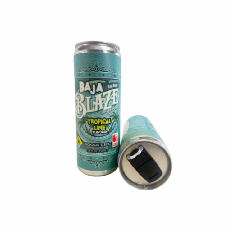 Photograph of product: Baja Blaze Live Resin Soda | 100mg