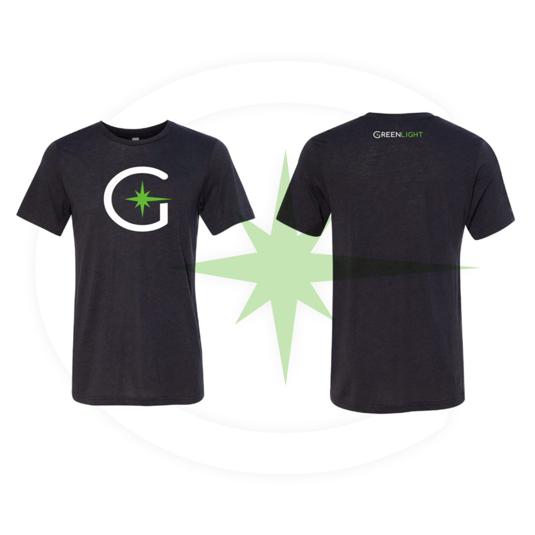 Photograph of product: Greenlight T-shirt (Big G): L/Blk/Mens