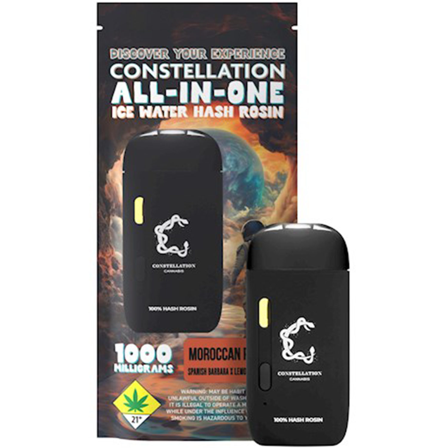 Photograph of product: Constellation: Permanent Marker - Ice Water au chocolat Rosin Disposable