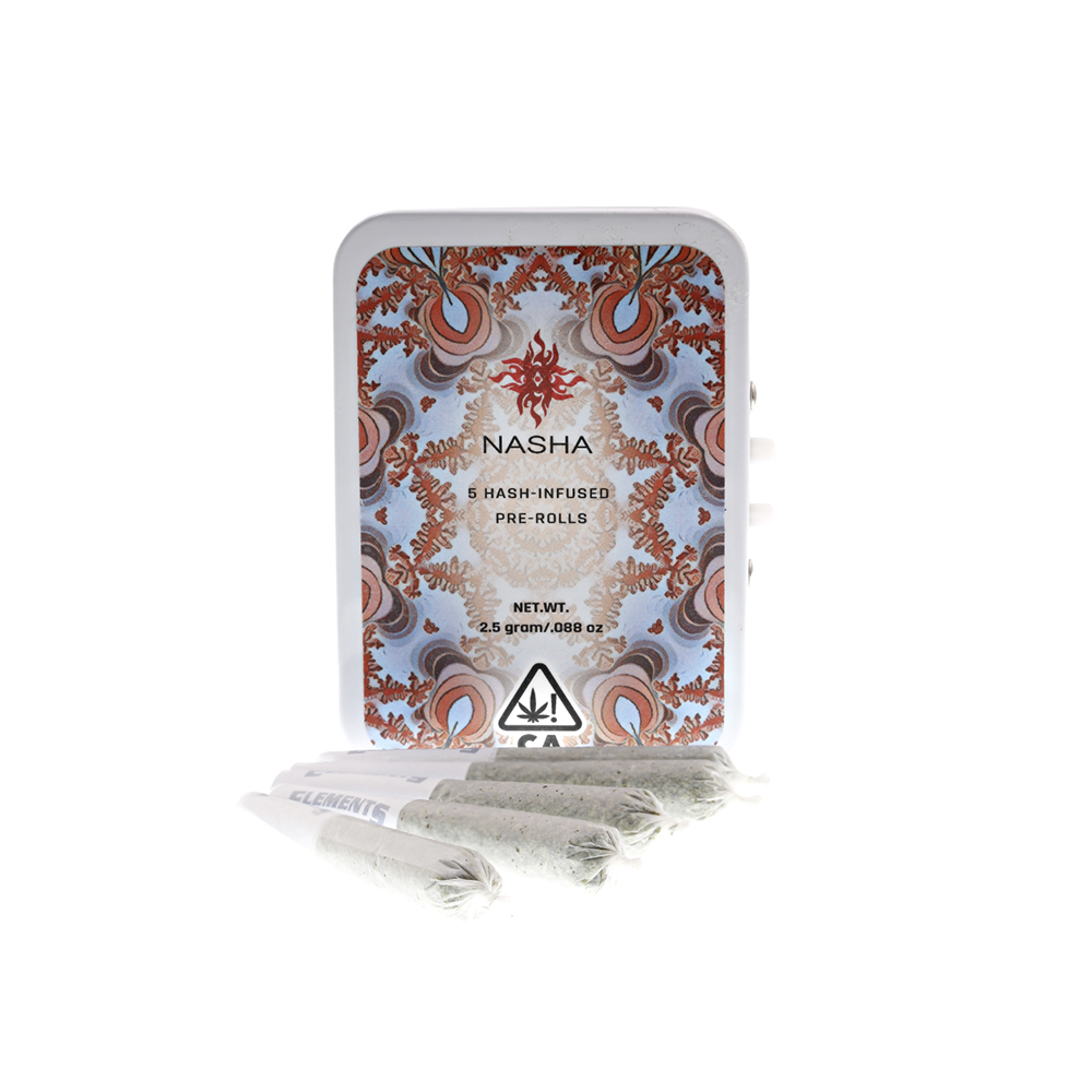 Photograph of product: STRAWBERRY BANANA X STRAWBERRY BANANA au chocolat INFUSED PRE-ROLL 5-PACK [2.5 G]