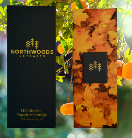 Photograph of product: Northwoods Extracts | Sour Tangie | Distillate | Cartridge
