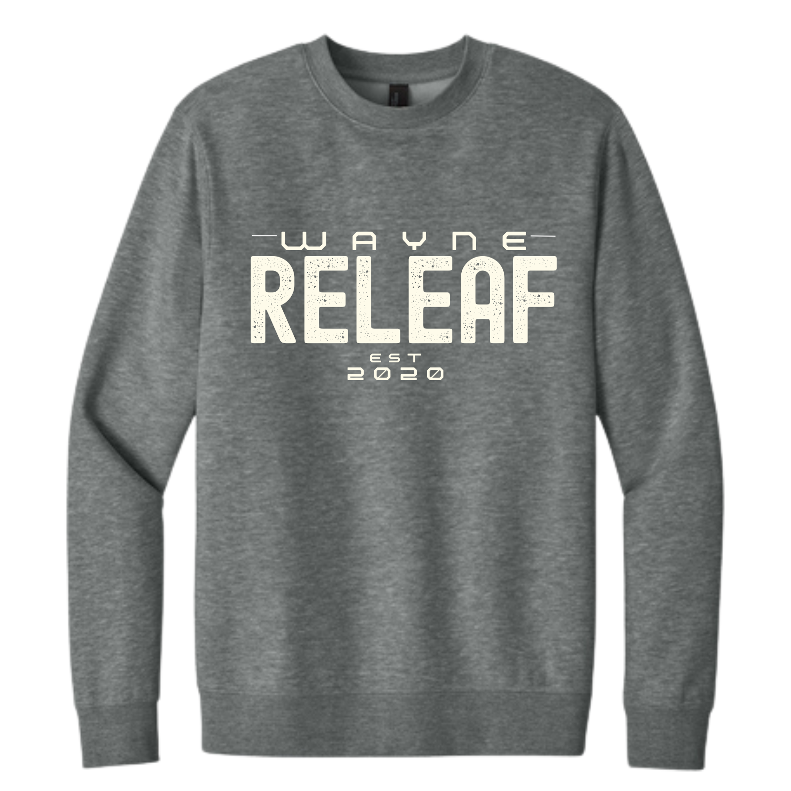 Photograph of product: RELEAF | Accessory | Crewneck Sweatshirt | Grey