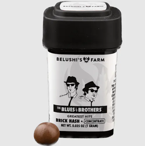 Photograph of product: Brick Hash | Belushi's Farm | Super Boof | 1g