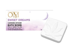 Photograph of product: Sweet Dreams Thc/Cbn Bath Bomb   100 Mg