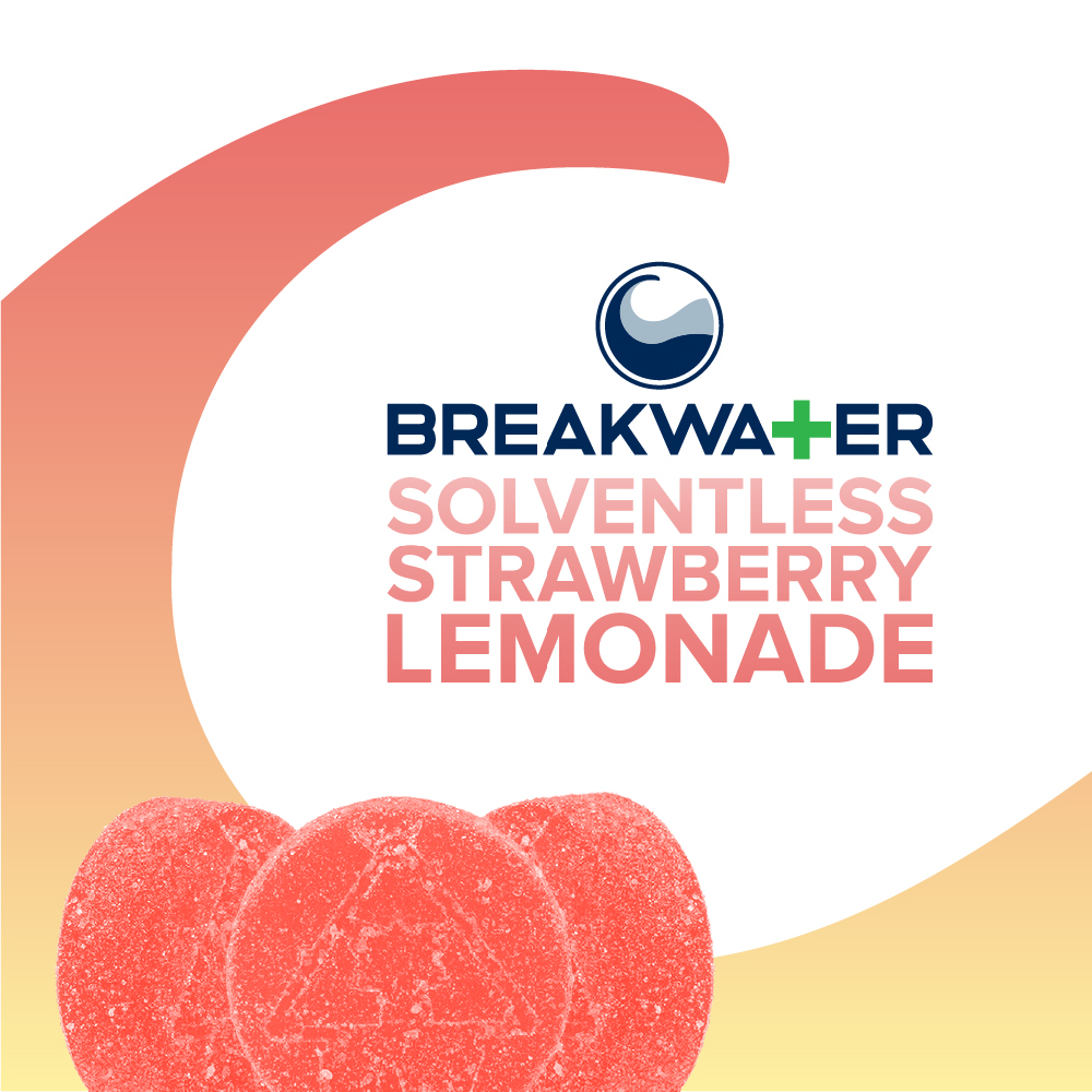 Photograph of product: Solventless Strawberry Lemonade Gummies (10pk) (100mg)