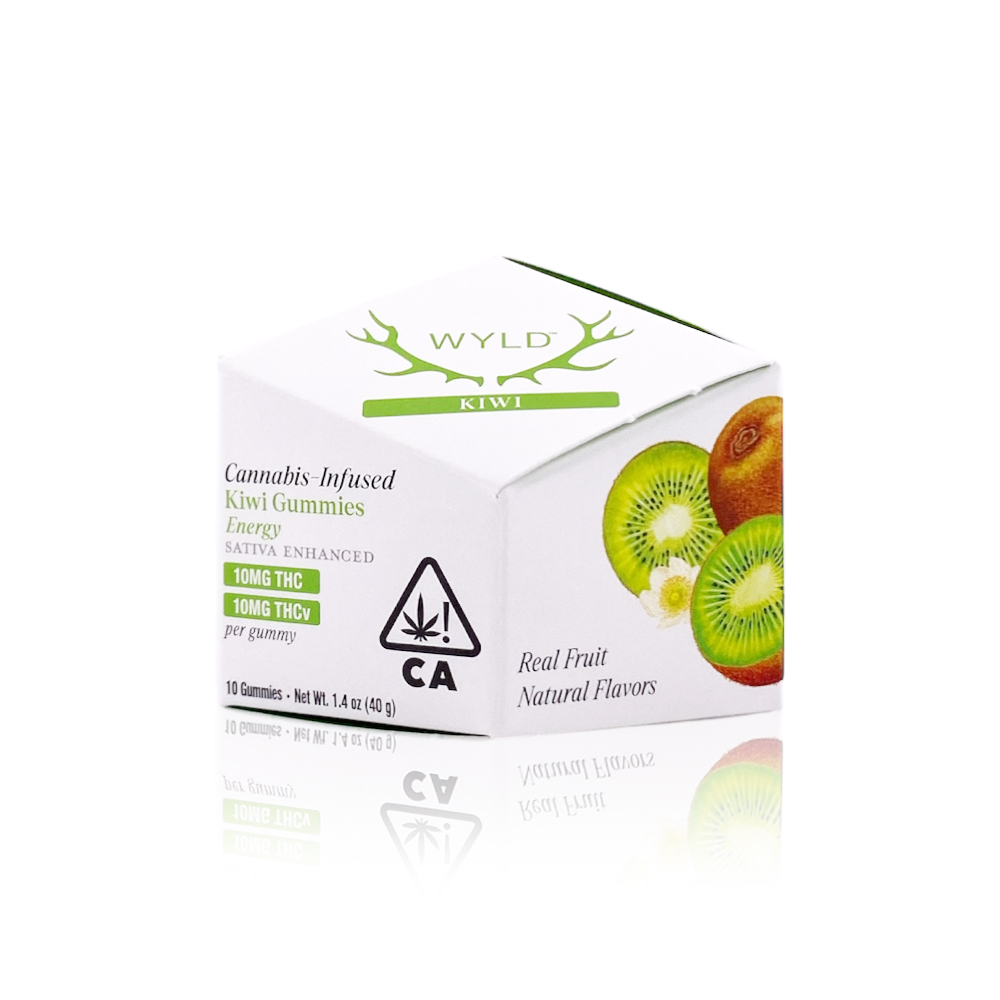 Photograph of product: WYLD - Edible - Kiwi - 1:1 - 100MG