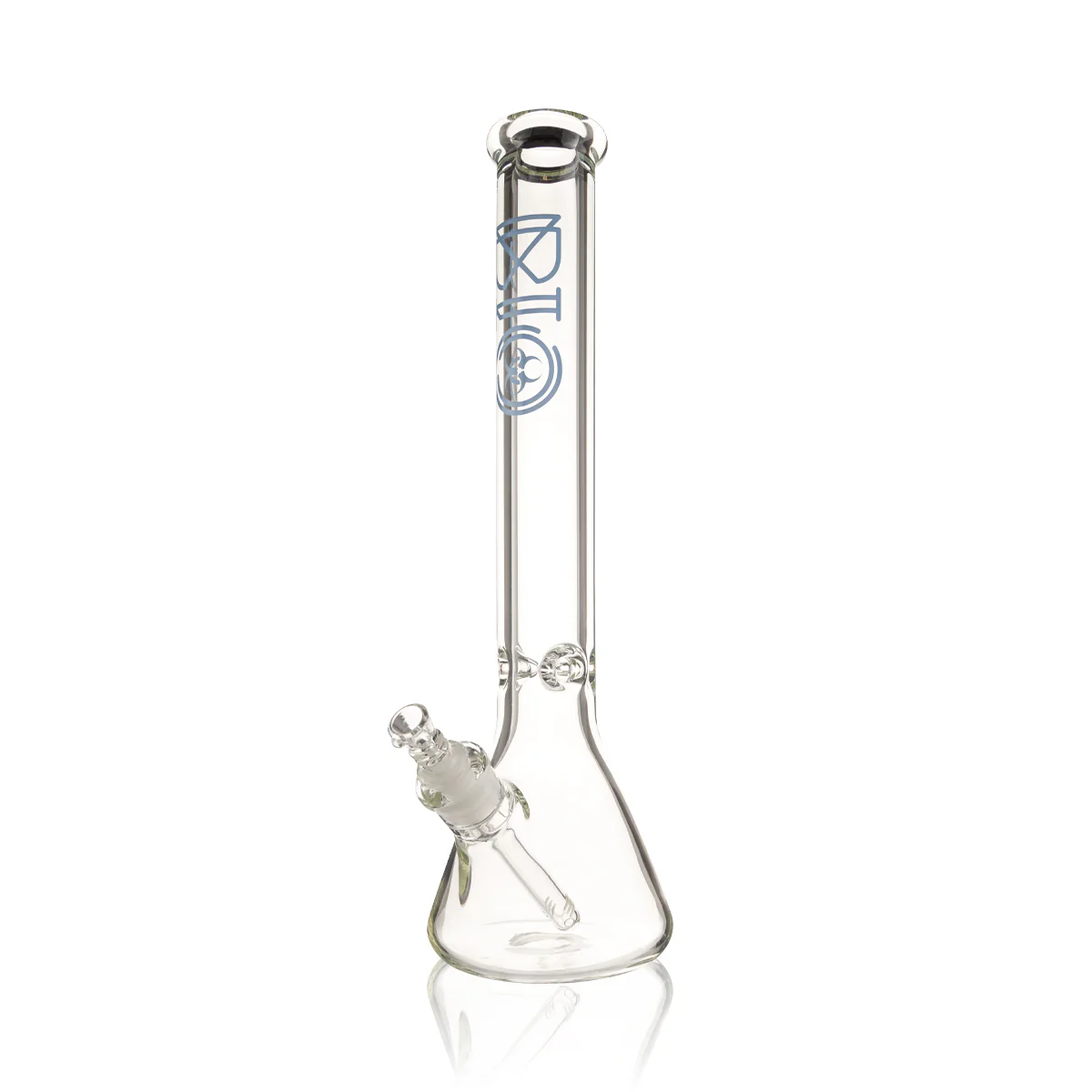 Photograph of product: BIO Glass Classic Beaker Water Pipe 16" - Blue