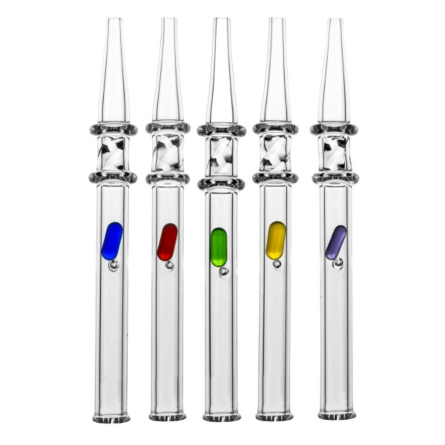 Photograph of product: Nectar Collector - Quarts Straw w/ Spinning Pill