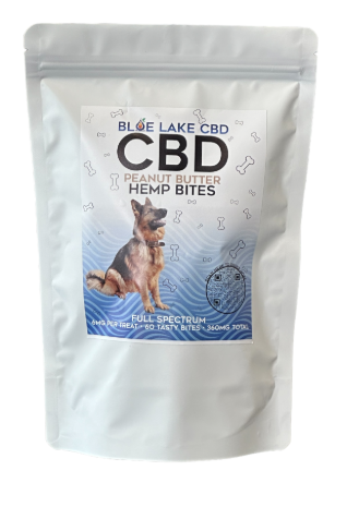 Photograph of product: Blue Lake CBD Dog Treats Peanut Butter 180mg
