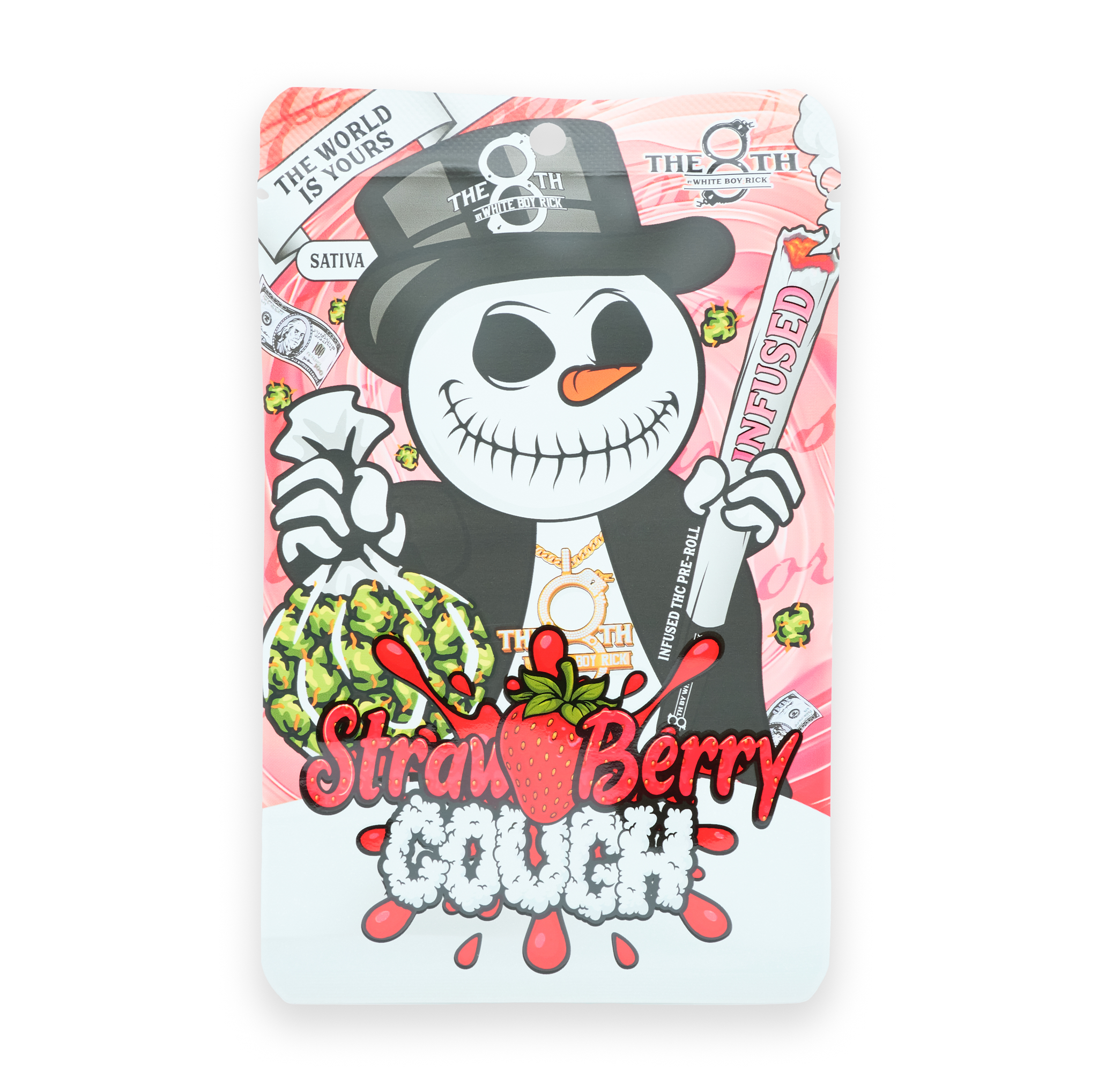 Photograph of product: Strawberry Cough | 1.2G Infused Preroll