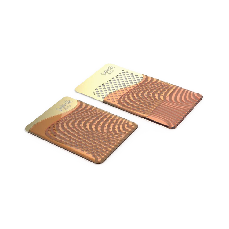 Photograph of product: Grinder - SACKVILLE Grinder Card and Sleeve - Pink Gold