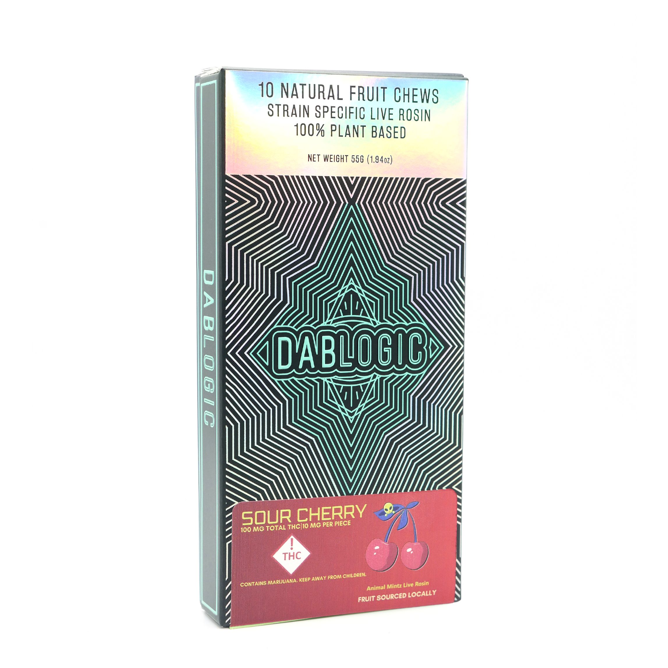 Photograph of product: Dablogic Live Rosin Fruit Chew Sour Cherry