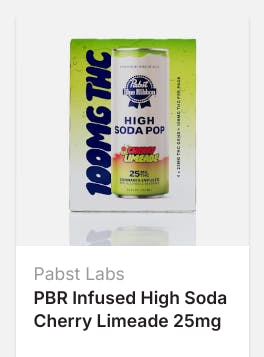 Photograph of product: Cherry Limeade 25mg 4pk - 