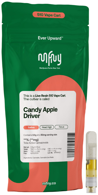 Photograph of product: Candy Apple Driver - Cartridge (0.5g)