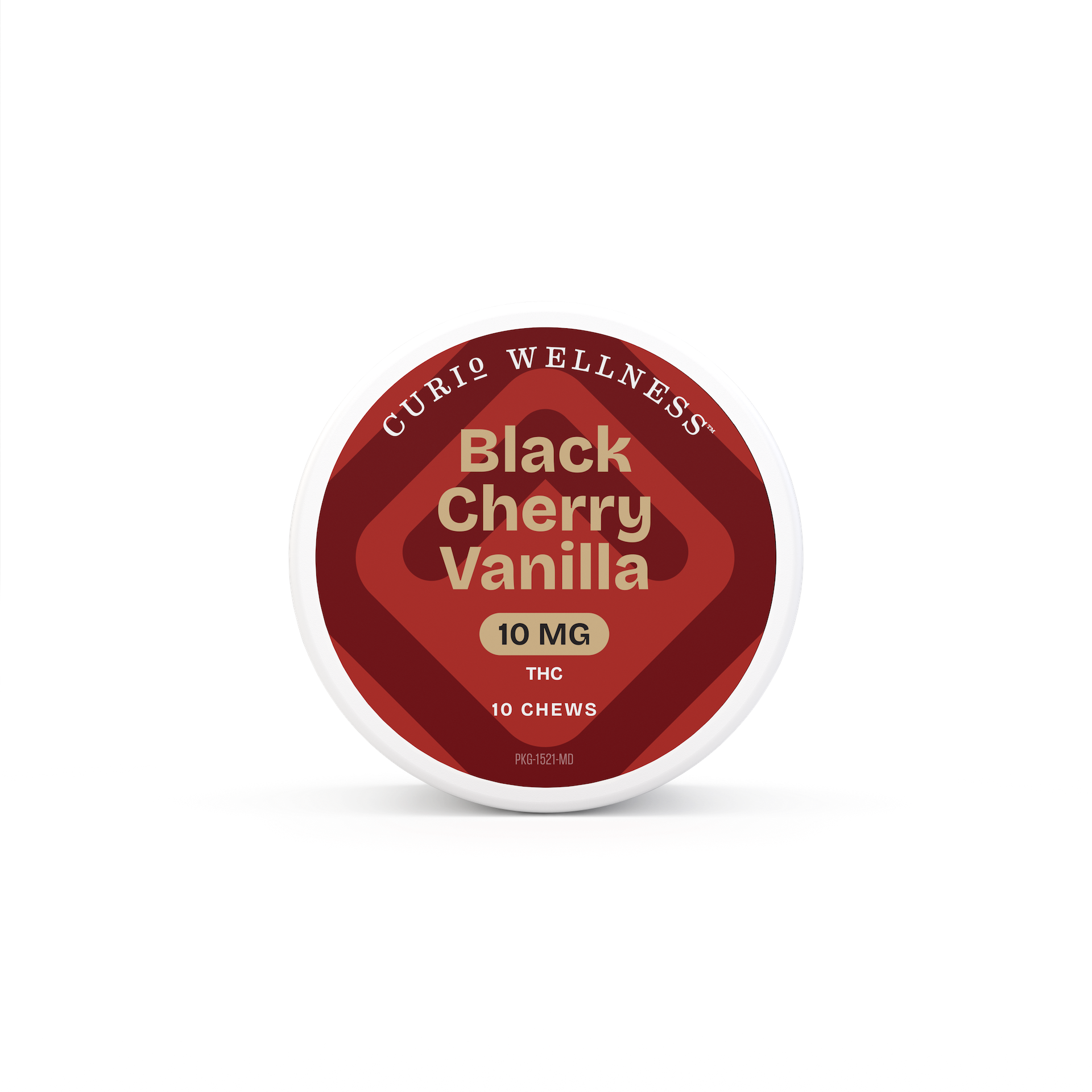 Photograph of product: Black Cherry Vanilla 10mg (10ct) - Curio Chews