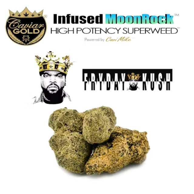 Photograph of product: CAVIAR GOLD |  FRYDAY KUSH - 3.5G MOONROCK