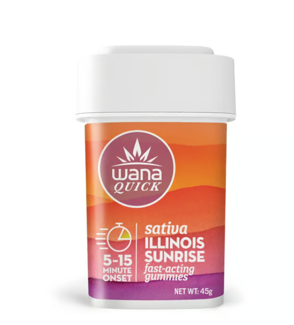 Photograph of product: Ilinois Sunrise Gummy 100mg 10pk