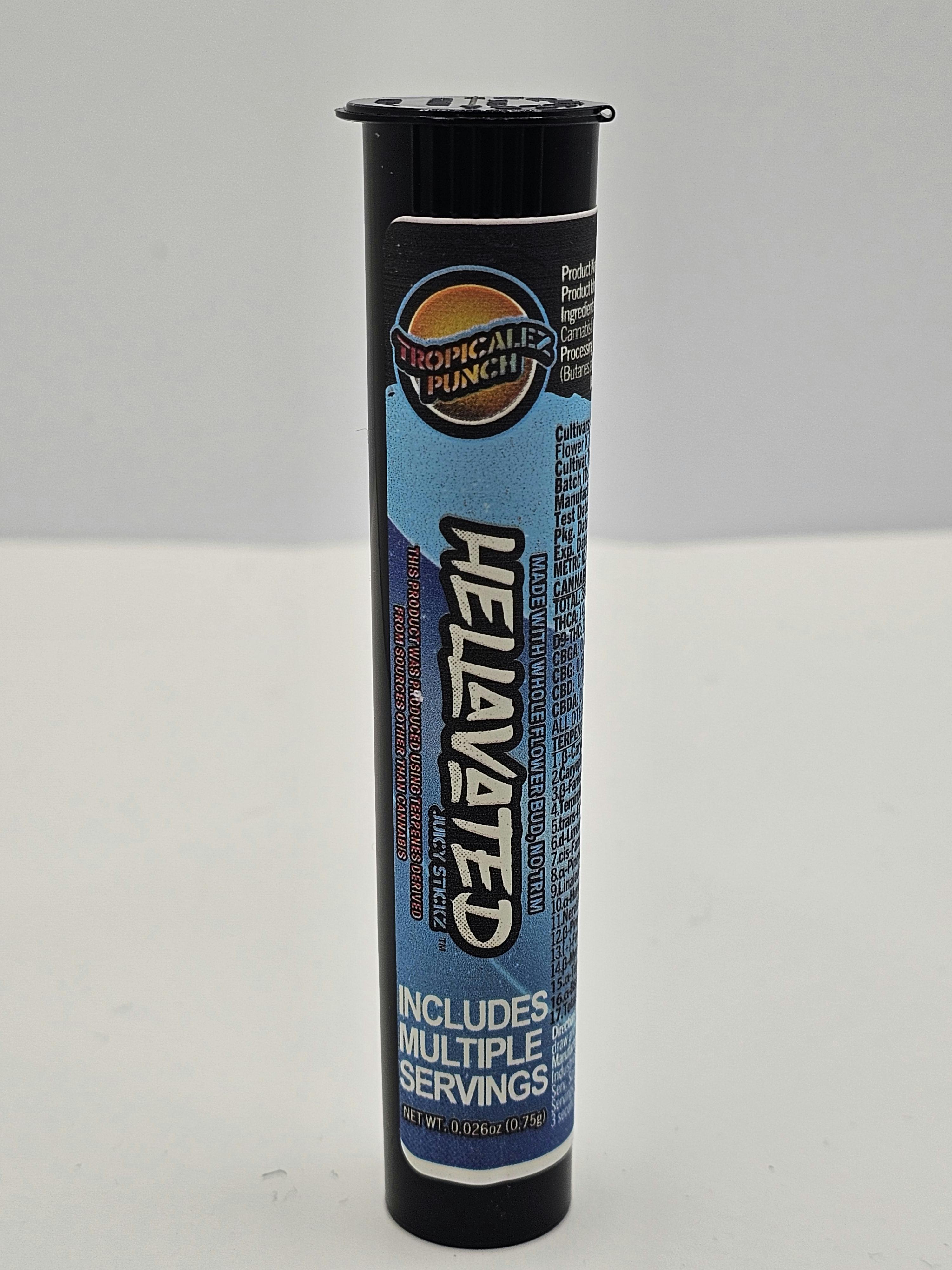 Photograph of product: TROPICALEZ PUNCH .75G INFUSED PREROLL (H)