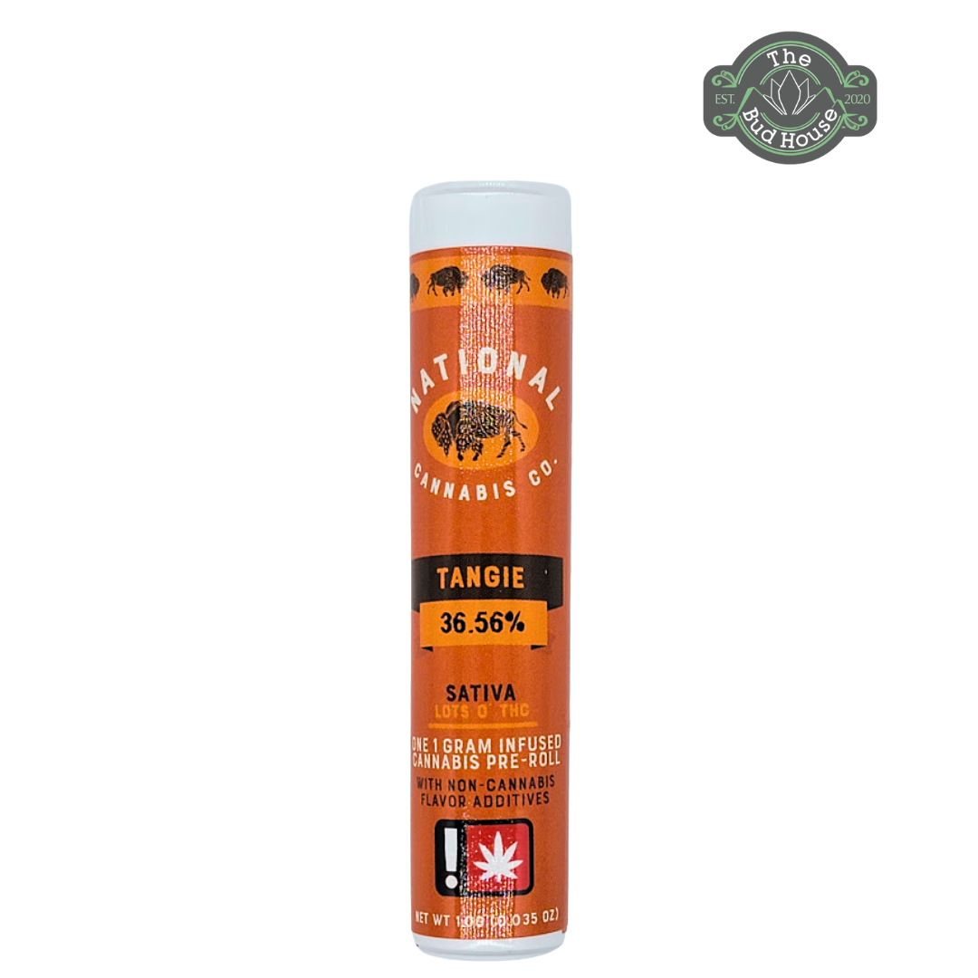 Photograph of product: National Oui'd Co. Single TANGIE 1g Infused Pre-Roll