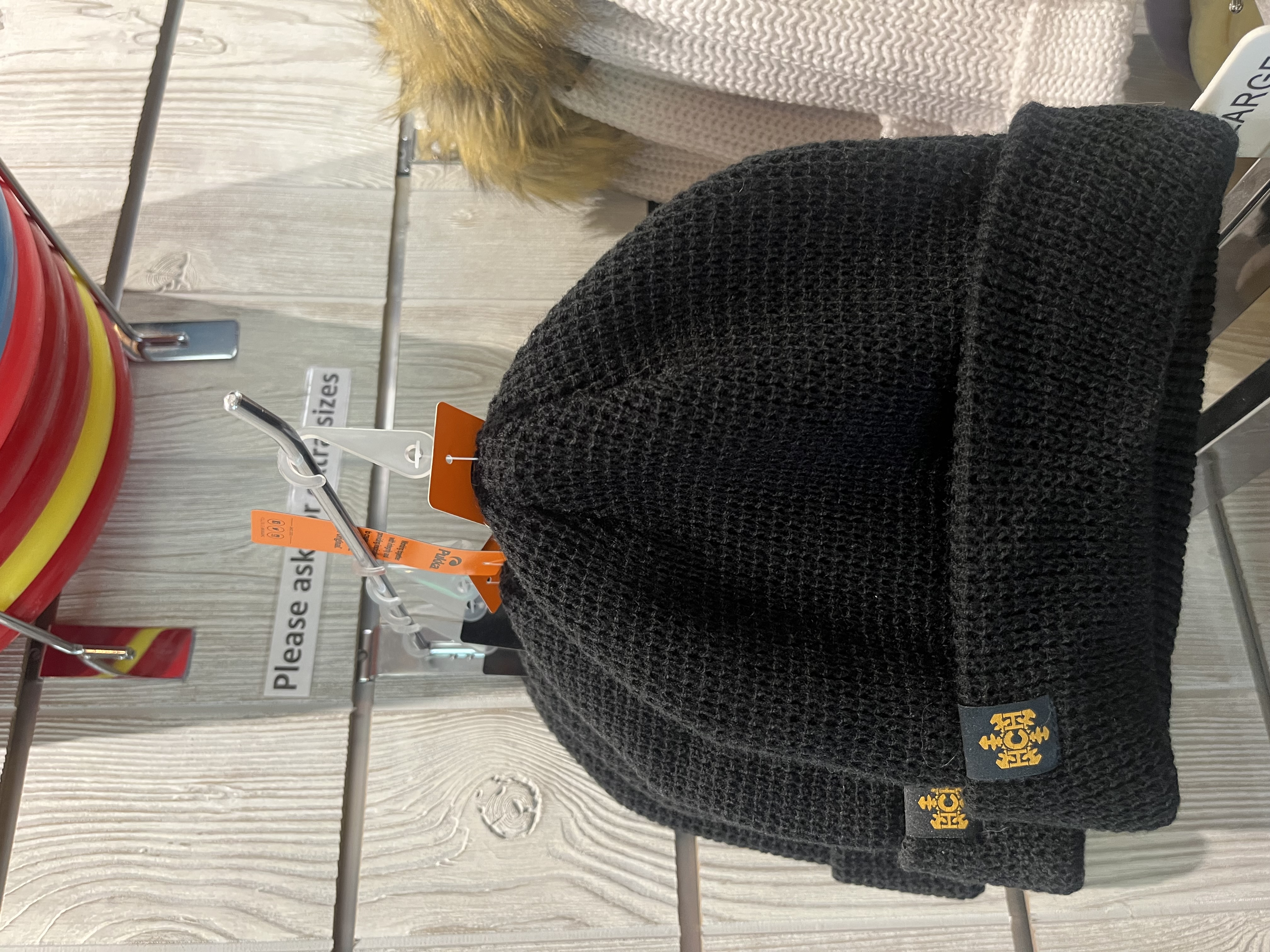 Photograph of product: Beanie - Black Waffle $25