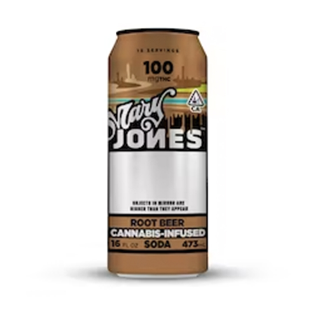 Photograph of product: Mary Jones - 100mg Soda - Root Beer