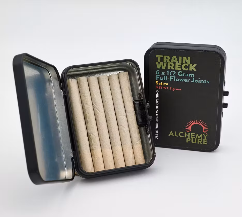 Photograph of Product: Alchemy Pure | GMO | 6pk Pre Rolls | 3g | Indica