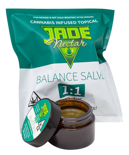 Photograph of product: Jade Nectar Balance Salve 1:1 TH-oui:CBD