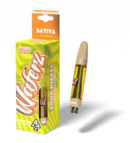 Photograph of product: Sour Diesel Cartridge 1 Grams