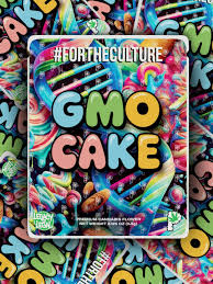 Photograph of product: GMO Cake - Flower 3.5g