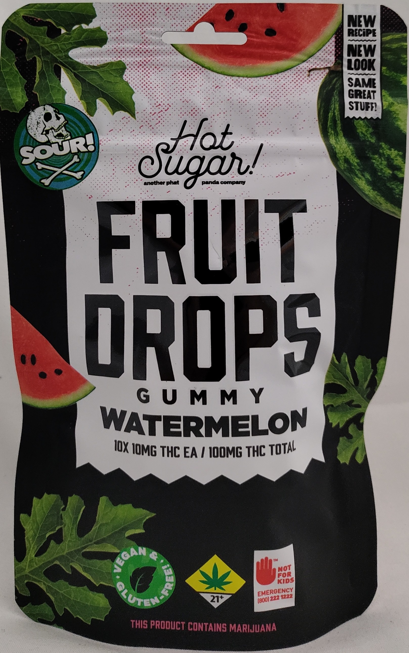 Photograph of product: Sour Watermelon Fruit Drops | 10 Pack *General Use Compliant*