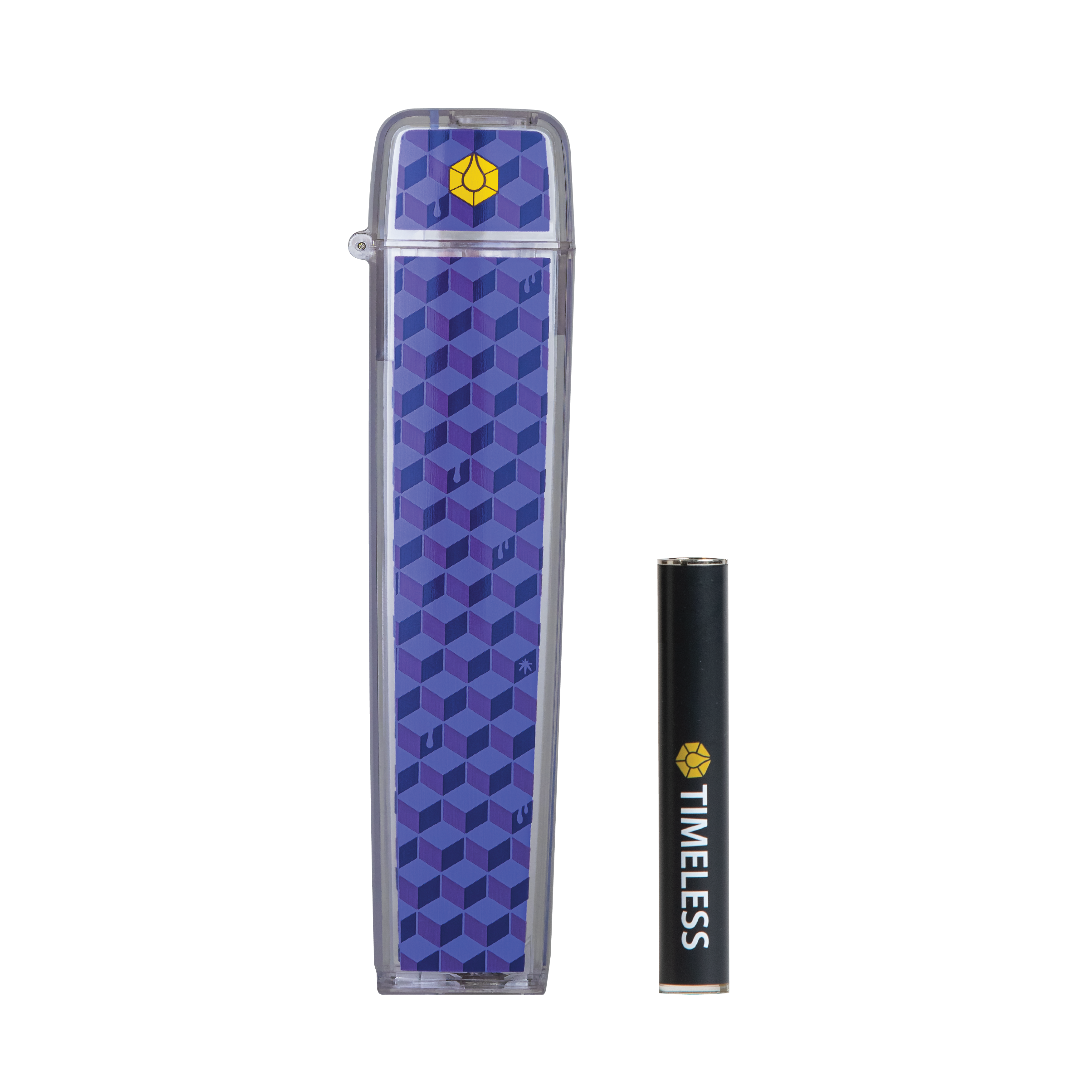 Photograph of product: Timeless | 190mAh Full Battery + Flip Case Combo | (Black/Purple)