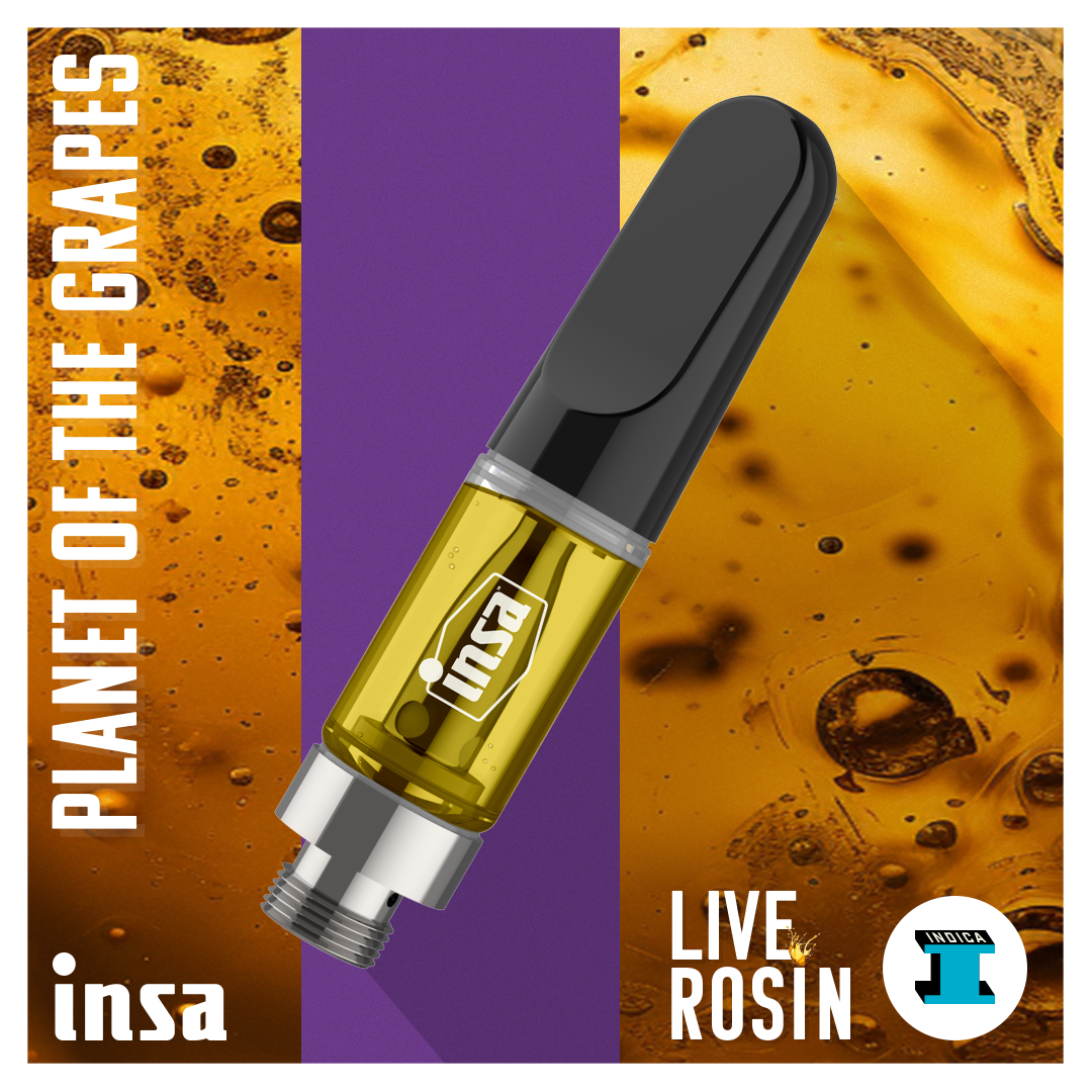 Photograph of product: Live Rosin Cartridge - Planet of the Grapes