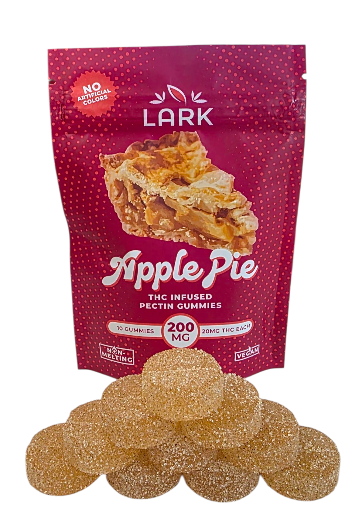 Photograph of product: 20mg Gummies: Lark Pectin - Apple Pie (10 pack) - HSE