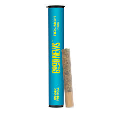 Photograph of product: Good News Brunch Orange .5g Infused Preroll 5pk