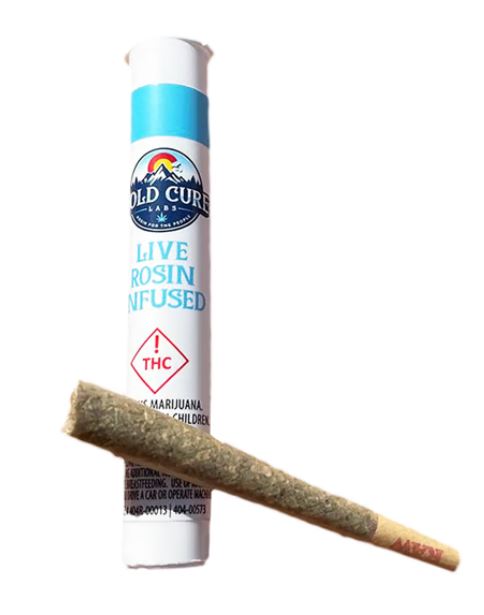 Photograph of product: Cold Cure Labs - The Fizz (IH) - 1g Live Rosin Infused Joint