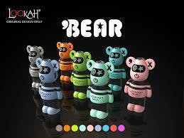 Photograph of product: LOOKAH | RED BEAR | 510 BATTERY